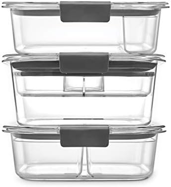 אחסון הברקה של גומי מכסים 44 חלקים מכסים פלסטיים | BPA ללא הברקה ללא דליפה אחסון מזון מכולות פלסטיק 12 חלקים עם
